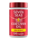Seven Seas Cod Liver Oil One-A-Day Omega-3 Fish Oil & Vitamin D 120 Capsules