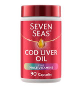 Seven Seas Cod Liver Oil Plus Multivitamins Omega-3 Fish Oil 90 Capsules