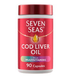 Seven Seas Cod Liver Oil Plus Multivitamins Omega-3 Fish Oil 90 Capsules