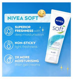 NIVEA Soft Moisturising Cream for Face, Hand and Body, 75ml