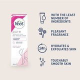 Veet Pure Hair Removal Cream Body & Legs for Normal Skin 100ml
