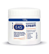 E45 Dermatological Moisturising Cream for Dry Skin & Eczema - 125g