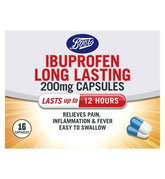 Boots Ibuprofen Long Lasting 200mg Capsules - 16 Capsules