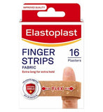 Elastoplast Fabric Finger Strip Flexible Plasters, 16 Pack