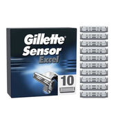 Gillette SensorExcel Men's Razor Blades - 10 Refills