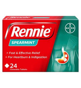 Rennie Spearmint 24 Chewable Tablets