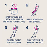 Veet Pure Oriental Hot Wax Body & Face Floral Vanilla - 250ml