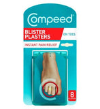 Compeed Hydrocolloid Blister Plaster for Toes - Pack of 8