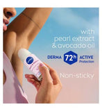 NIVEA Anti-Perspirant Deodorant Roll-On, Pearl & Beauty, 72 Hours 50ml