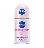 NIVEA Anti-Perspirant Deodorant Roll-On, Pearl & Beauty, 72 Hours 50ml