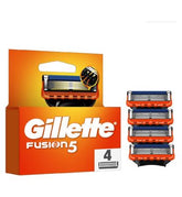 Gillette Fusion5 Razor Refills For Men, 4 Razor Blade Refills