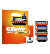 Gillette Fusion5 Power Razor Refills For Men, 4 Razor Blade Refills