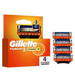 Gillette Fusion5 Power Razor Refills For Men, 4 Razor Blade Refills