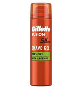 Gillette Fusion Shave Gel with Almond Oil, For Sensitive Skin, 200ml