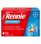 Rennie Peppermint 72 Chewable Tablets