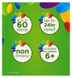 Piriteze Antihistamine Allergy Relief Syrup for Kids Sugar Free Banana Flavour 70ml