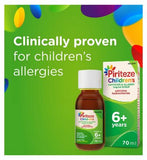 Piriteze Antihistamine Allergy Relief Syrup for Kids Sugar Free Banana Flavour 70ml