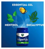 Vicks VapoRub, Relief of Cough Cold and Flu Like Symptoms, Jar 100g