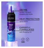 John Frieda Frizz Ease Dream Curls Curl Reviver Mousse with Heat Protection 200ml for Naturally Wavy & Curly Hair