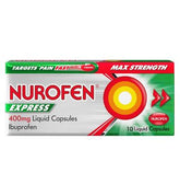 Nurofen Express 400 mg Liquid Capsules - 10 Capsules