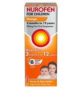 Nurofen for Children Orange 3 months to 12 years 100mg/5ml Oral Suspension 200ml