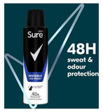 Sure Anti-perspirant Aerosol Invisible Ice Fresh Deodorant 150ml