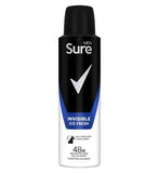 Sure Anti-perspirant Aerosol Invisible Ice Fresh Deodorant 150ml