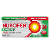 Nurofen Express 400mg Liquid Capsules Ibuprofen x20