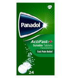 Panadol Paracetamol Pain Relief 500mg ActiFast Soluble - 24 Tablets