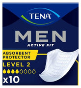 TENA Men Level 2 Incontinence Absorbent Protector - 10 pack