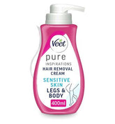 Veet Pure Hair Removal Cream Legs & Body Sensitive - 400ml