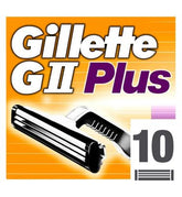 Gillette G II Plus Razor Blades 10Pk