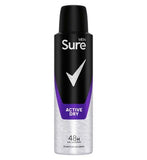 Sure Men Antiperspirant Aerosol Active Dry 150 ml