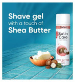 Venus Satin Care Shaving Gel for Dry Skin with Shea Butter - 200ml