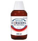 Corsodyl Medicated, Antibacterial Mouthwash, Alcohol Free, 300ml