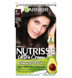Garnier Nutrisse 3 Darkest Brown Permanent Hair Dye
