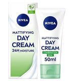 NIVEA 24H Moisture Mattifying Day Cream with Aloe Vera for Combination Skin 50ml