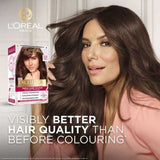 L’Oréal Paris Excellence Crème Permanent Hair Dye, Up to 100% Grey Hair Coverage, 5.15 Natural Iced Brown