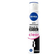 NIVEA Anti-Perspirant Deodorant Spray, Black & White Original, 72h, 250ml