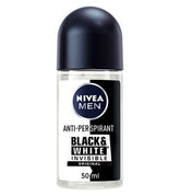 NIVEA MEN Black & White Invisible 72h Anti-Perspirant Roll-On Deodorant 50ml
