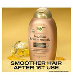 OGX Ever Straightening+ Brazilian Keratin Smooth pH Balanced Shampoo 385ml