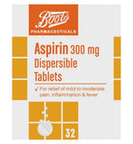 Boots Aspirin 300mg Dispersible Tablets - 32 Tablets