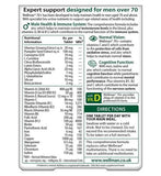 Vitabiotics Wellman 70+ - 30 Tablets