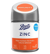 Boots Zinc 15mg 180 Tablets (6 month supply)