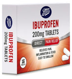Boots Ibuprofen 200mg Tablets - 16 Tablets