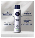 NIVEA MEN Sensitive Protect 48h Anti-Perspirant Deodorant Spray 250ml