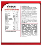 Centrum Fruity Chewables Multivitamins, 30 Tablets