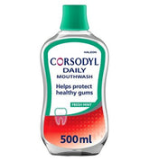 Corsodyl Daily Gum Care Mouthwash Alcohol Free Fresh Mint 500ml