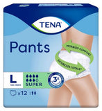 TENA Incontinence Pants Super Large - 12 pack