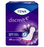 TENA Lady Maxi Night Incontinence Pads - 6 pack